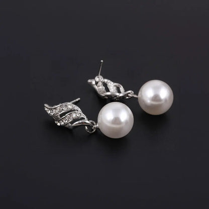 Elegant Pearl Jewelry Set Gems Ritual