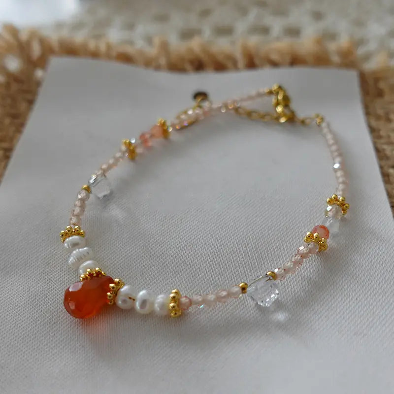 Bohemian Gemstone & Pearl Necklace – A Unique Blend of Color, Energy, and Style Gems Ritual