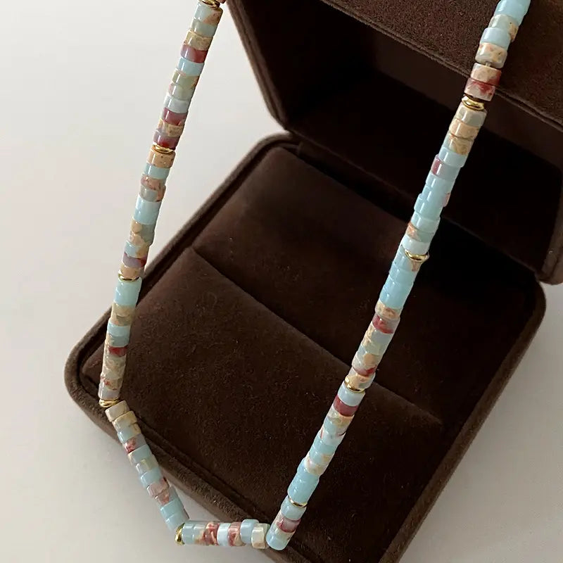 Bohemian Gemstone & Pearl Necklace – A Unique Blend of Color, Energy, and Style Gems Ritual