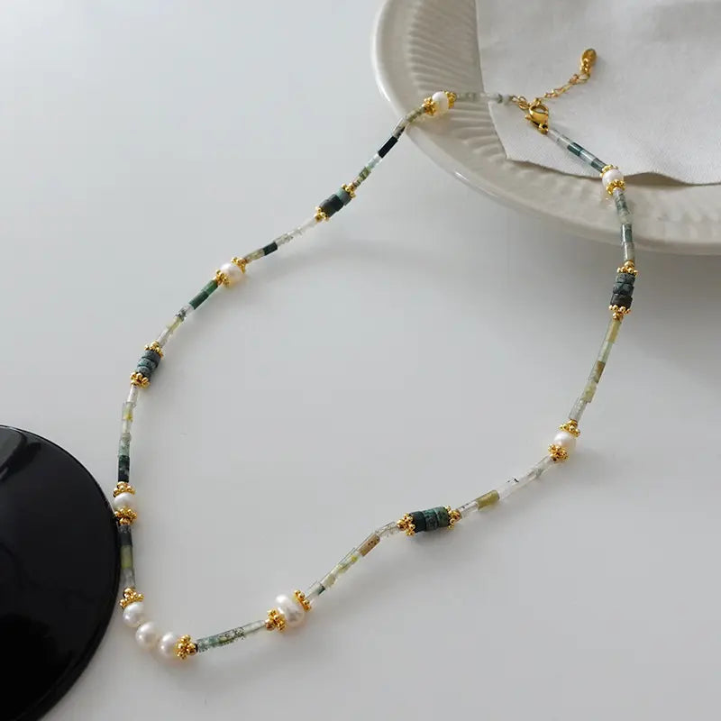 Bohemian Gemstone & Pearl Necklace – A Unique Blend of Color, Energy, and Style Gems Ritual