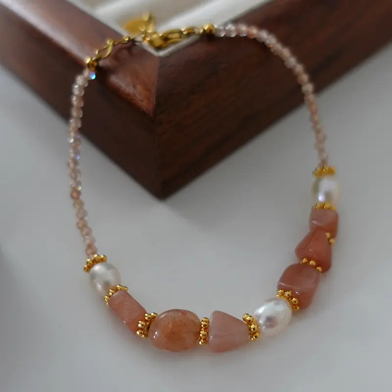 Bohemian Gemstone & Pearl Necklace – A Unique Blend of Color, Energy, and Style Gems Ritual