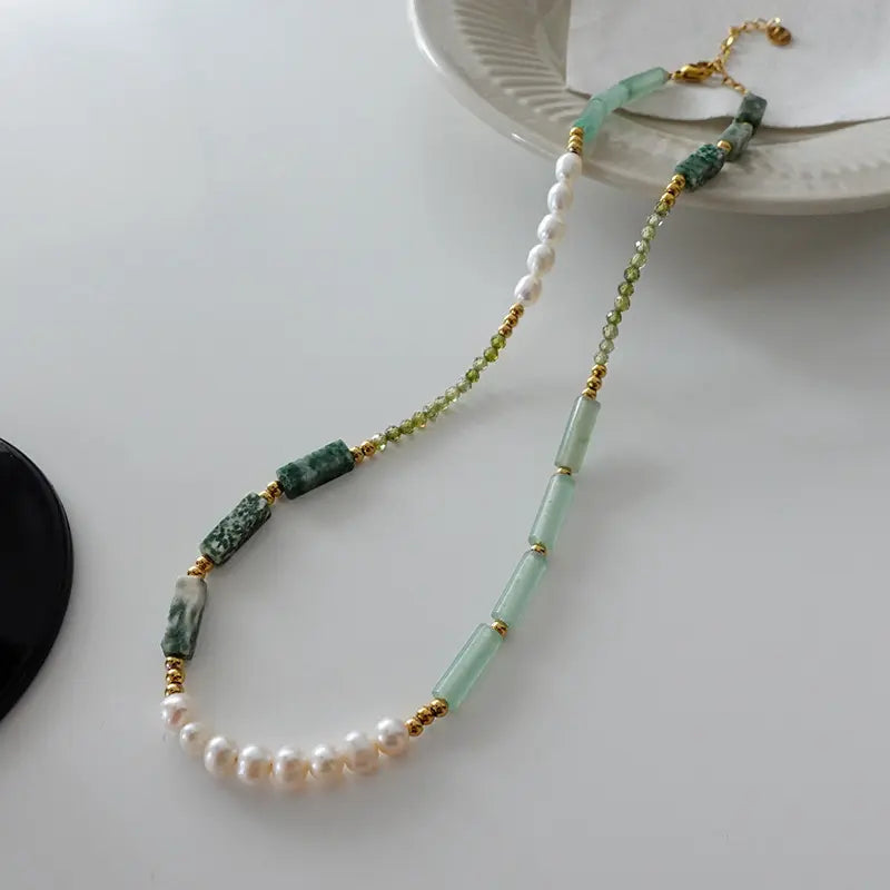 Bohemian Gemstone & Pearl Necklace – A Unique Blend of Color, Energy, and Style Gems Ritual