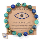 Unisex Agate Bead Bracelet – Elegance with a Touch of Energy - Gems Ritual