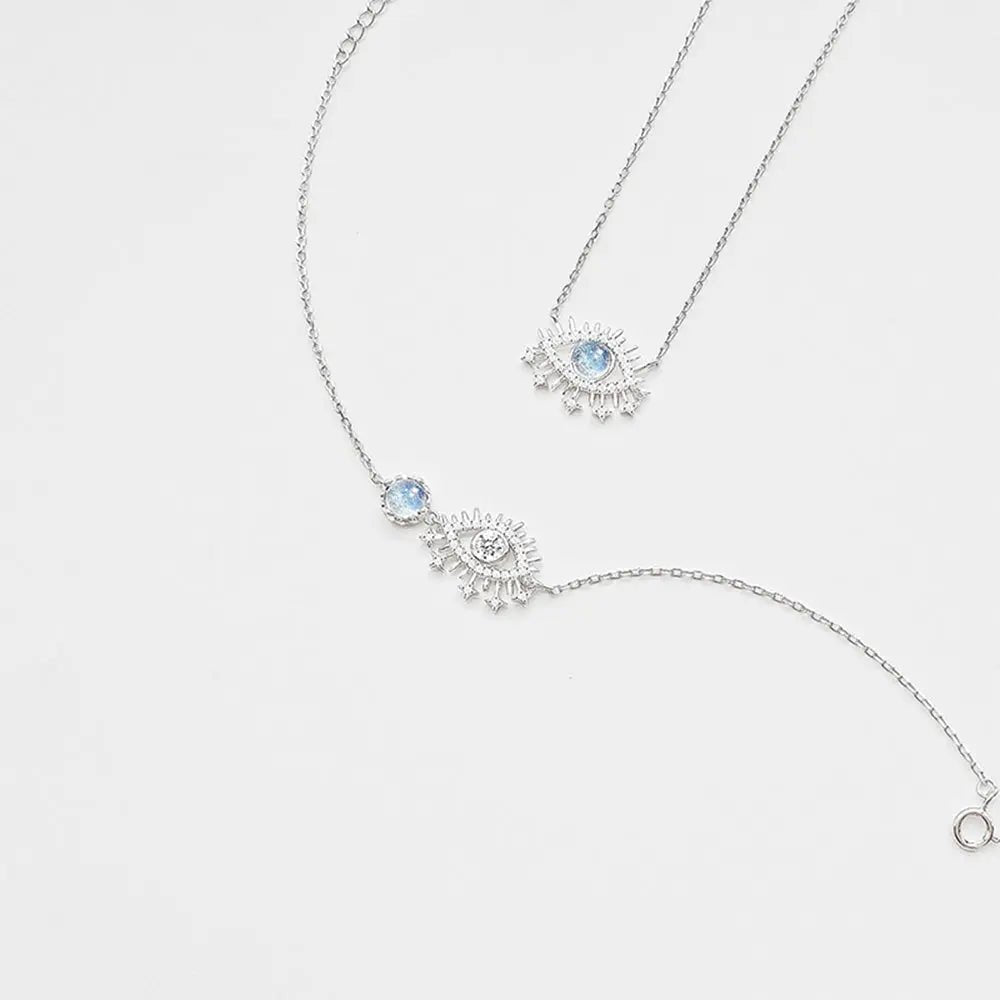 Radiant Starry Sky Jewelry – Zircon Necklace & Bracelet Set - Gems Ritual