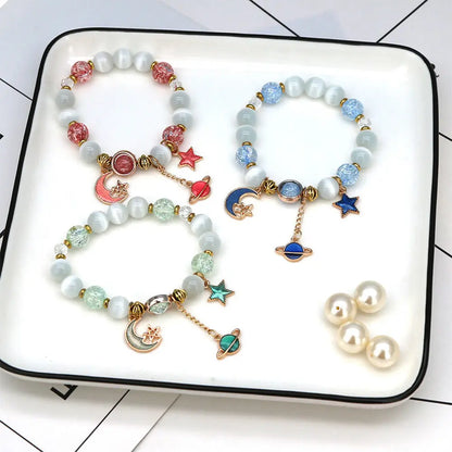 Playful Galaxy Crystal Energy Bracelet Gems Ritual