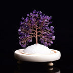 Amethyst Chakra Tree with Dome – Natural Healing Crystal for Positive Energy - Gems Ritual
