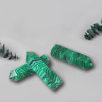 Striped Green Crystal Tower – A Natural Energy Enhancer - Gems Ritual