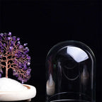 Amethyst Chakra Tree with Dome – Natural Healing Crystal for Positive Energy - Gems Ritual