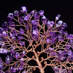 Amethyst Chakra Tree with Dome – Natural Healing Crystal for Positive Energy - Gems Ritual