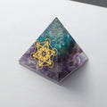 Harness Tranquility with an Amethyst Crystal Orgonite Pyramid Gems Ritual