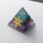 Harness Tranquility with an Amethyst Crystal Orgonite Pyramid Gems Ritual