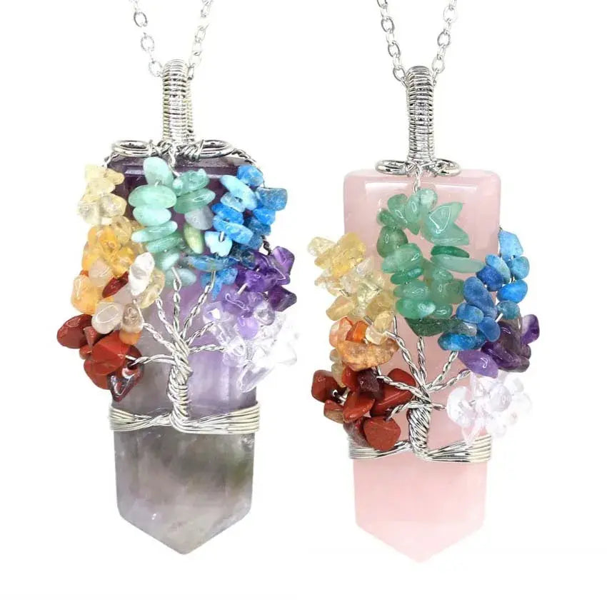 Nature’s Essence Crystal Necklace – A Fusion of Beauty & Energy Gems Ritual