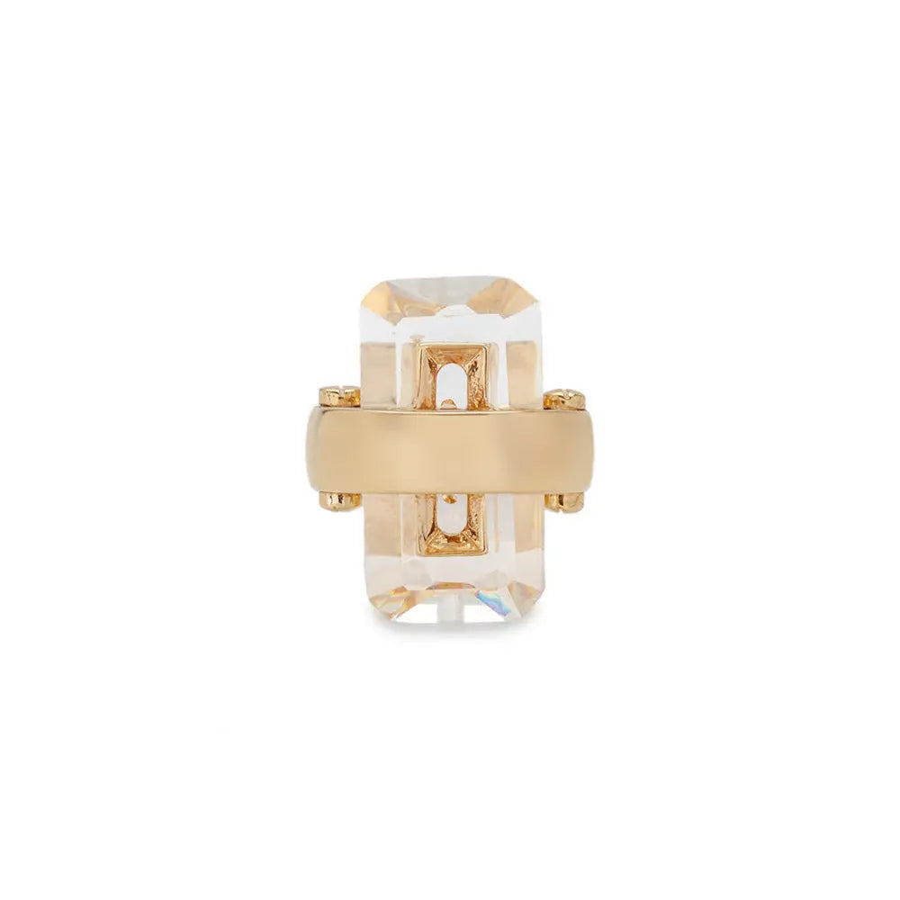 Sophisticated Natural Stone Ring with a Contemporary Twist - Gems Ritual