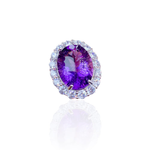 A Majestic Amethyst Ring That Captivates with Brilliance Gems Ritual