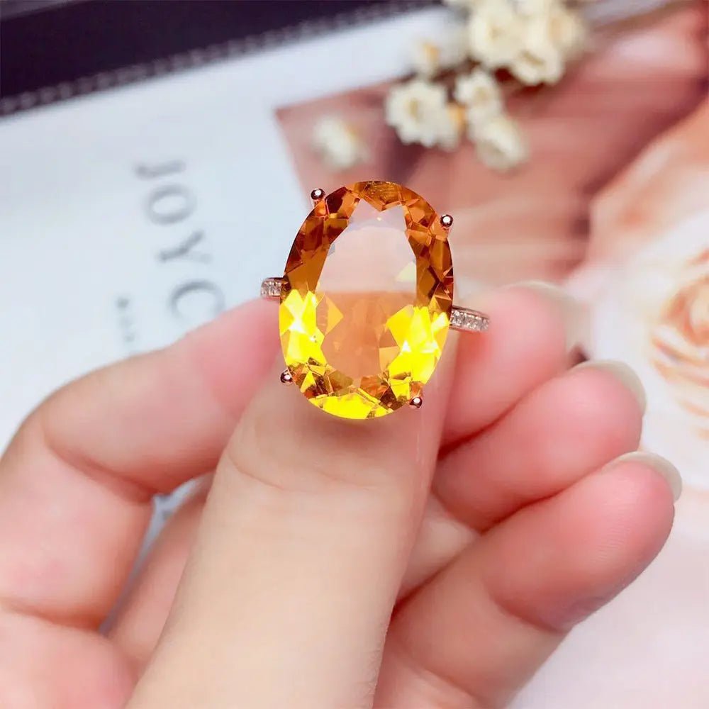 Natural Citrine Jewelry Set – A Touch of Golden Glow - Gems Ritual