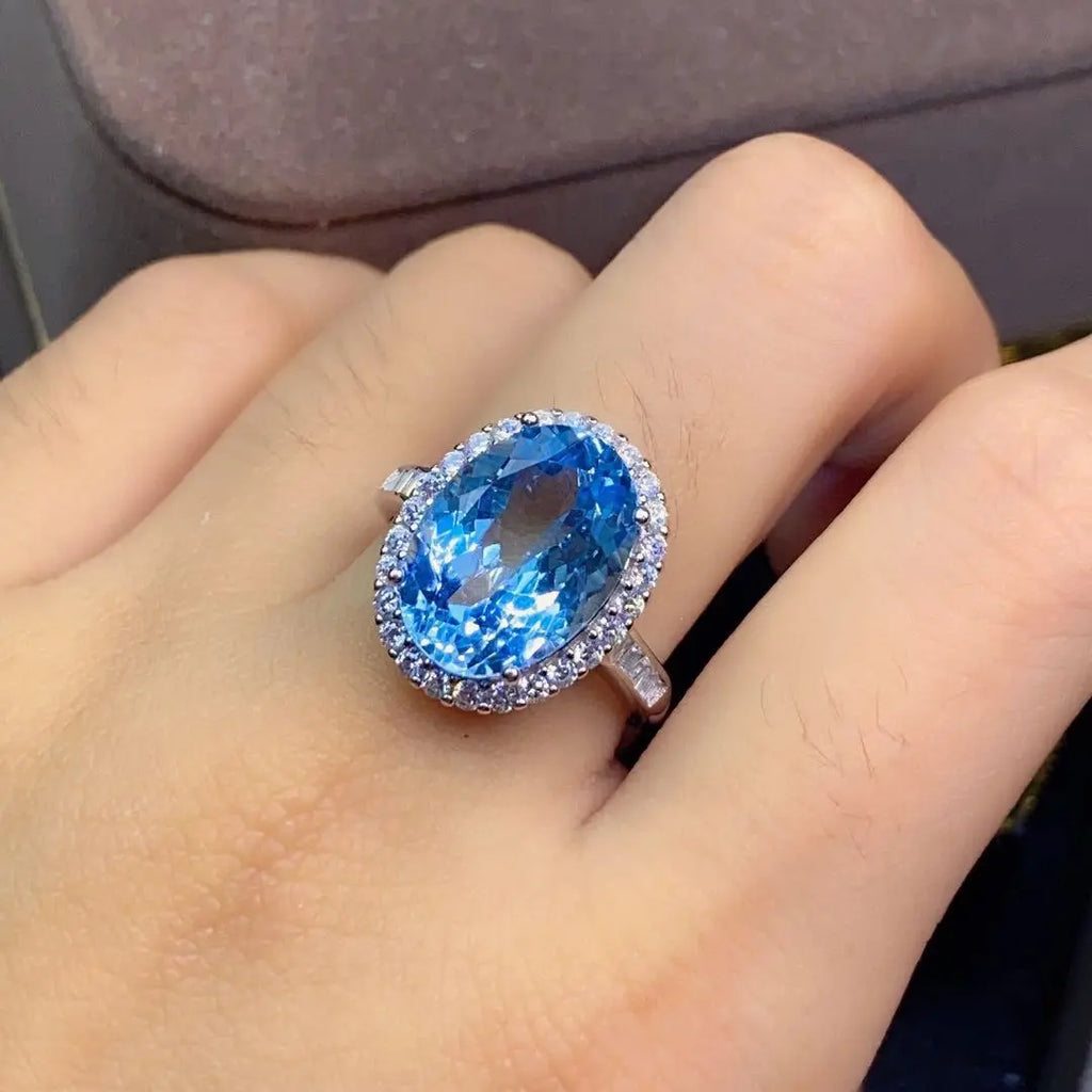 Aurora Blue Topaz Jewelry Set – A Symbol of Love Gems Ritual