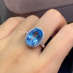 Aurora Blue Topaz Jewelry Set – A Symbol of Love Gems Ritual