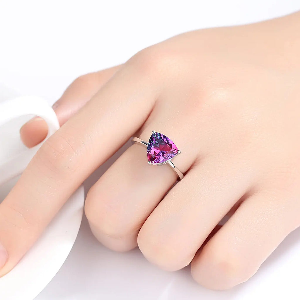 Colorful Topaz Gemstone Ring – Exquisite Crystal Jewelry - Gems Ritual