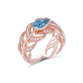 Luxury Blue Topaz Ring – Refined Jewelry for Women - Gems Ritual