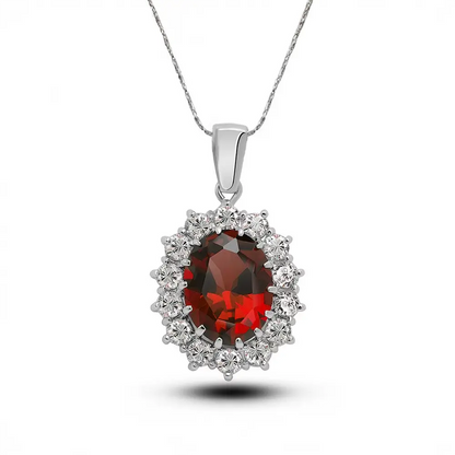 Glamorous Sapphire Jewelry Set with Zirconia Accents Gems Ritual