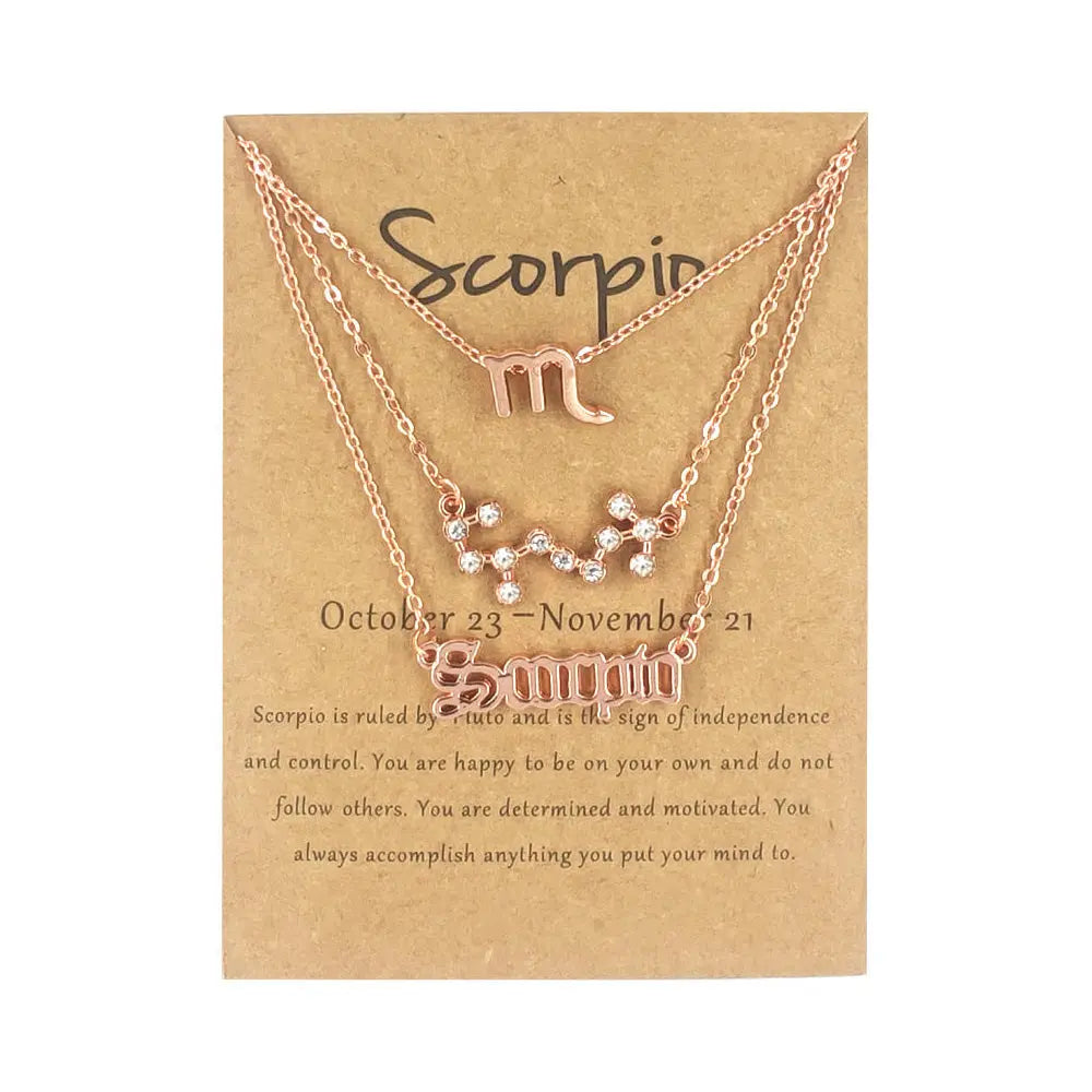 Birthstone Necklaces – Modern Design with Astrological Charms - Gems Ritual