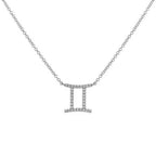 Celestial Diamond Zodiac Necklace – Astrology Sign Jewelry Gift - Gems Ritual