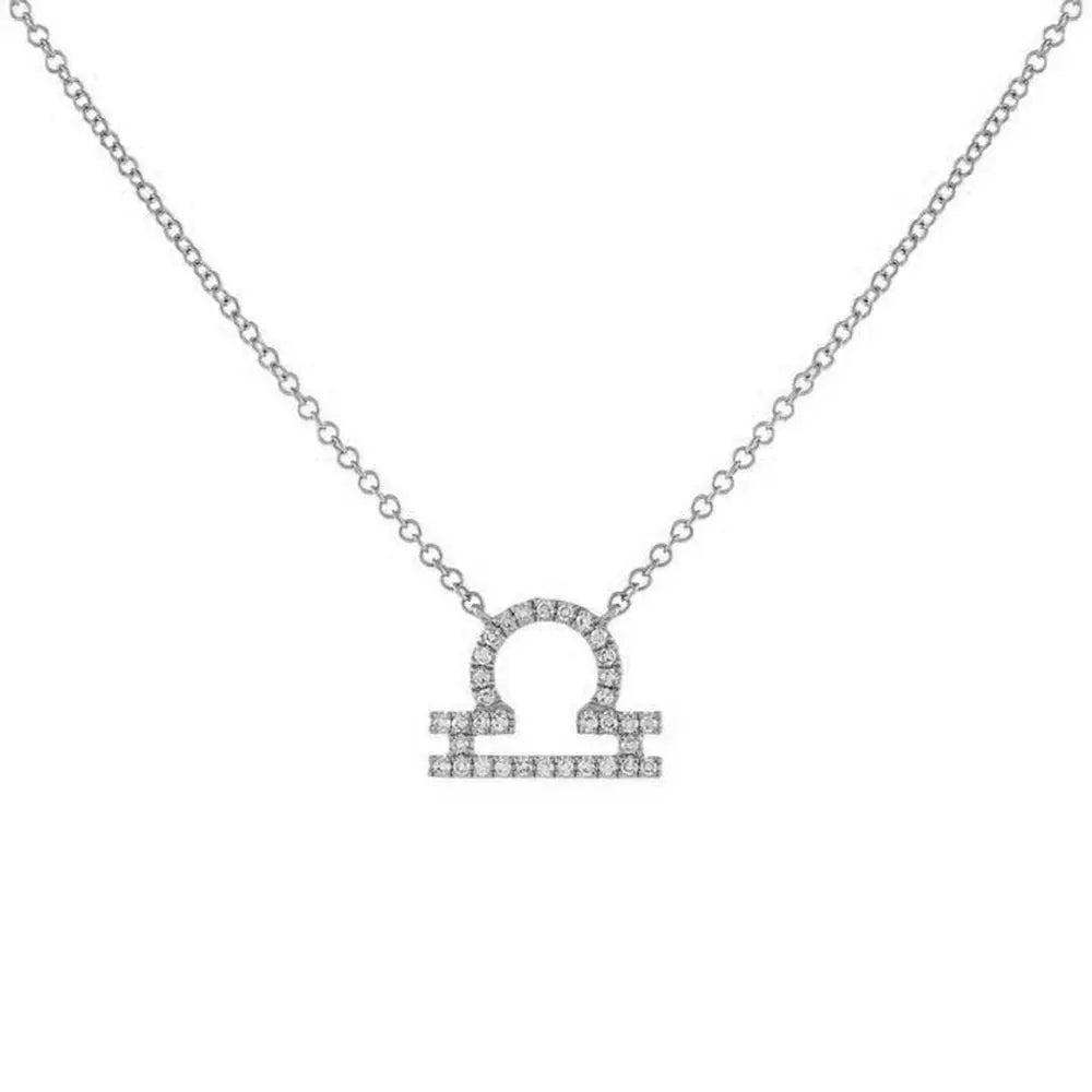 Celestial Diamond Zodiac Necklace – Astrology Sign Jewelry Gift - Gems Ritual