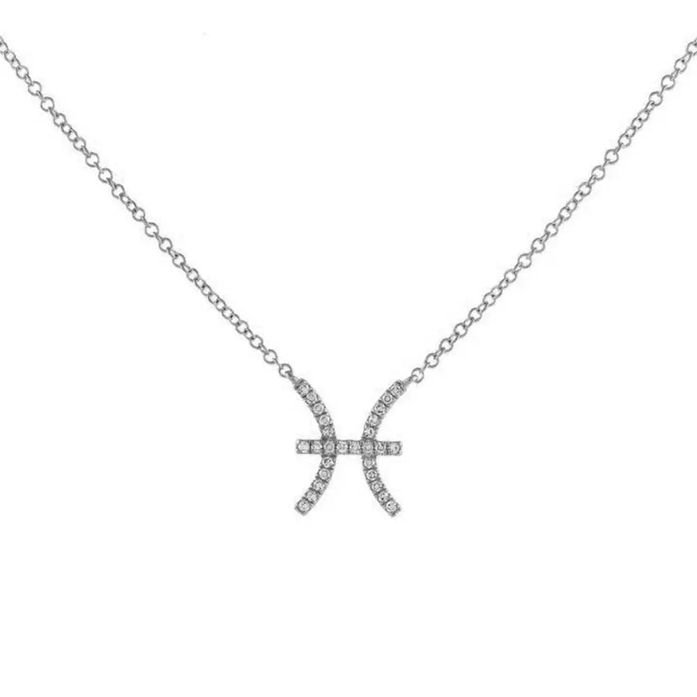 Celestial Diamond Zodiac Necklace – Astrology Sign Jewelry Gift - Gems Ritual
