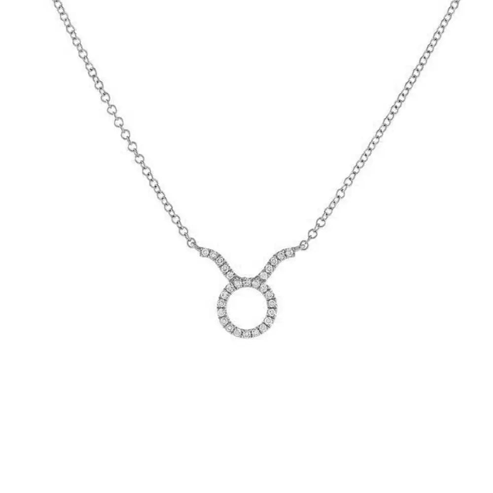 Celestial Diamond Zodiac Necklace – Astrology Sign Jewelry Gift - Gems Ritual