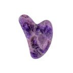 Premium Amethyst Face Roller & Scraping Tool Kit Gems Ritual