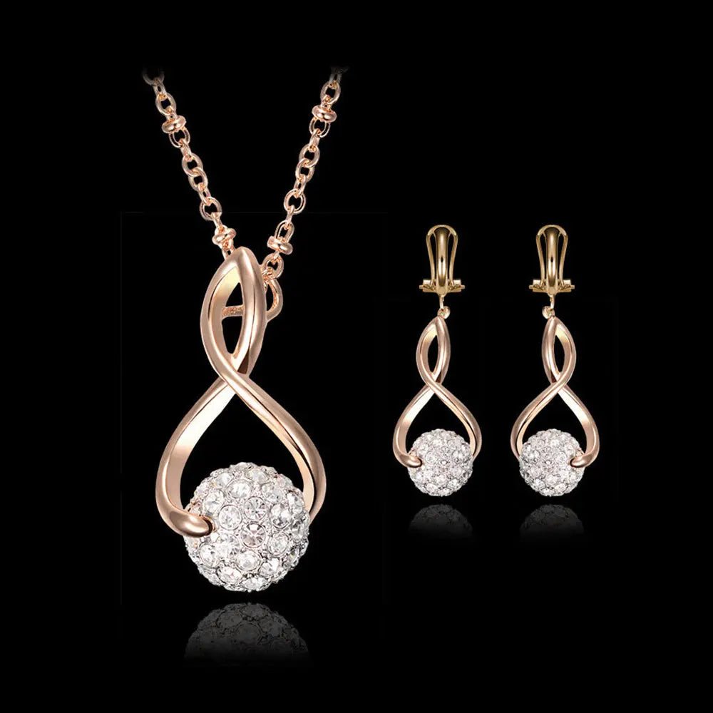 Elite Women's Vintage Necklace and Earring's Set - Gems Ritual