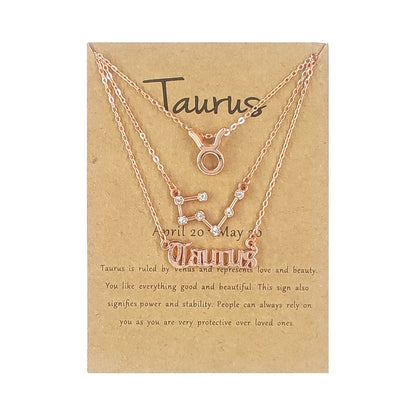 Modern Design Ethnic Letter Necklaces Collection Gems Ritual