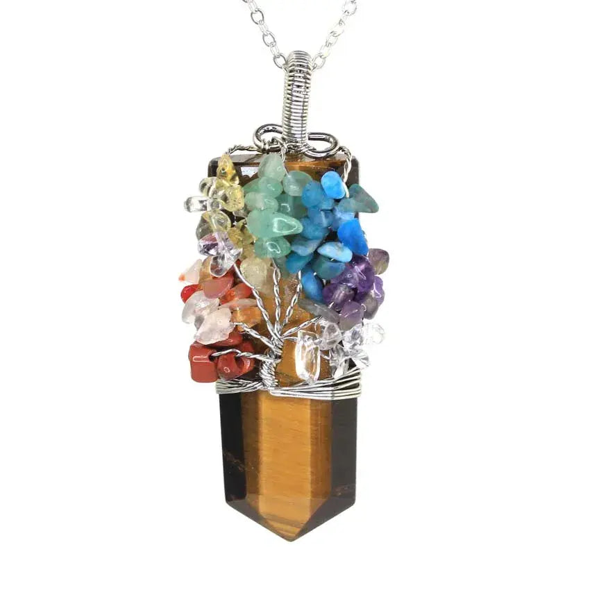 Nature’s Essence Crystal Necklace – A Fusion of Beauty & Energy Gems Ritual