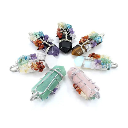 Nature’s Essence Crystal Necklace – A Fusion of Beauty & Energy Gems Ritual