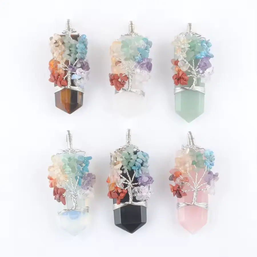 Nature’s Essence Crystal Necklace – A Fusion of Beauty & Energy Gems Ritual