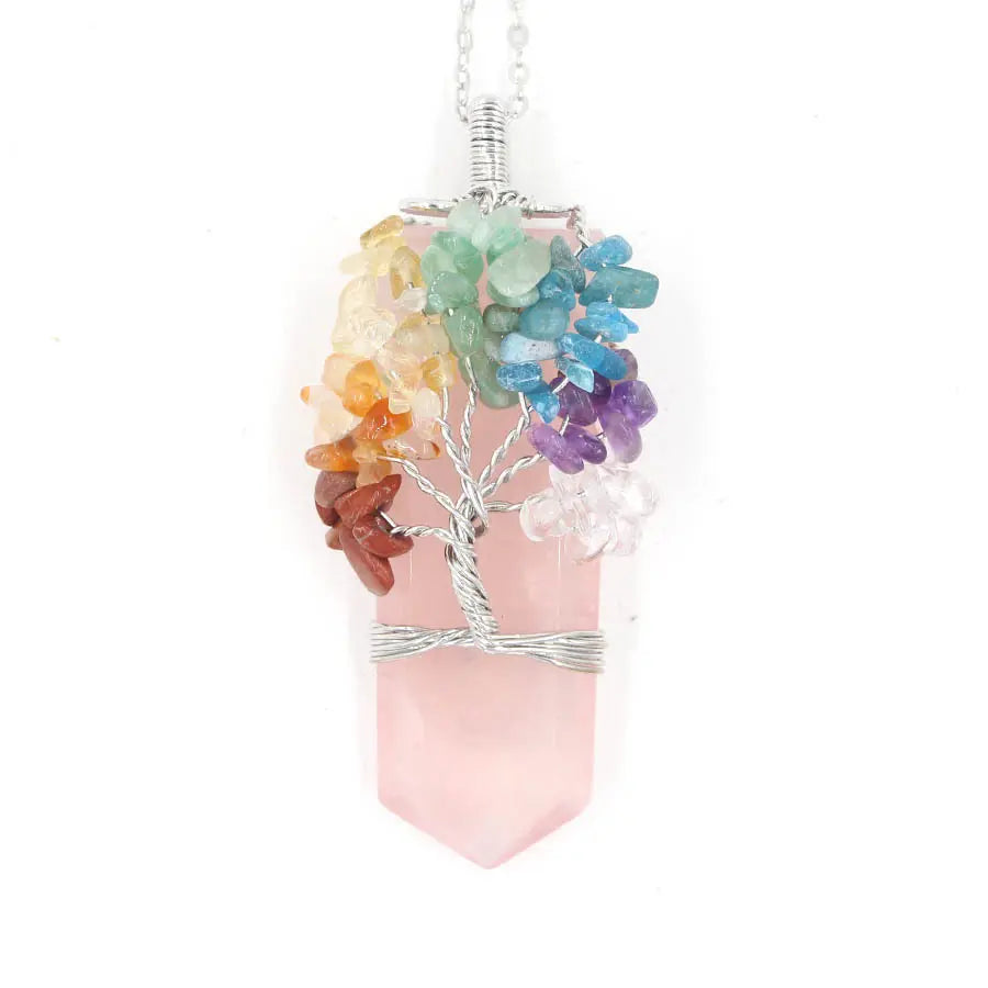 Nature’s Essence Crystal Necklace – A Fusion of Beauty & Energy Gems Ritual