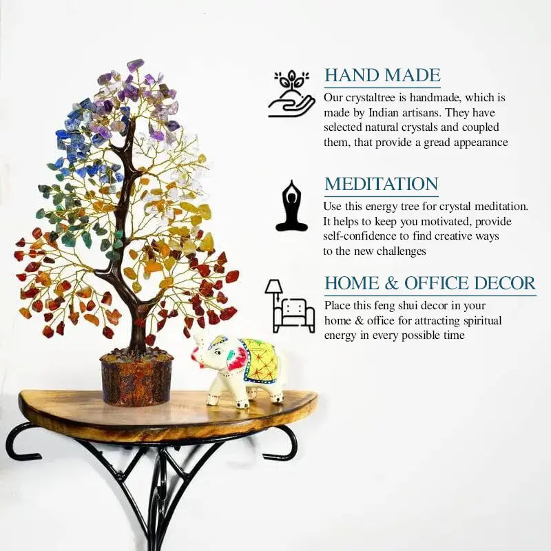Tree of Life Crystal Decor – Energy & Elegance for Your Space - Gems Ritual