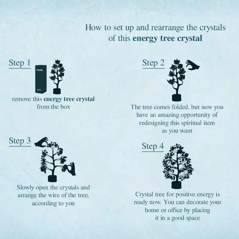 Tree of Life Crystal Decor – Energy & Elegance for Your Space - Gems Ritual