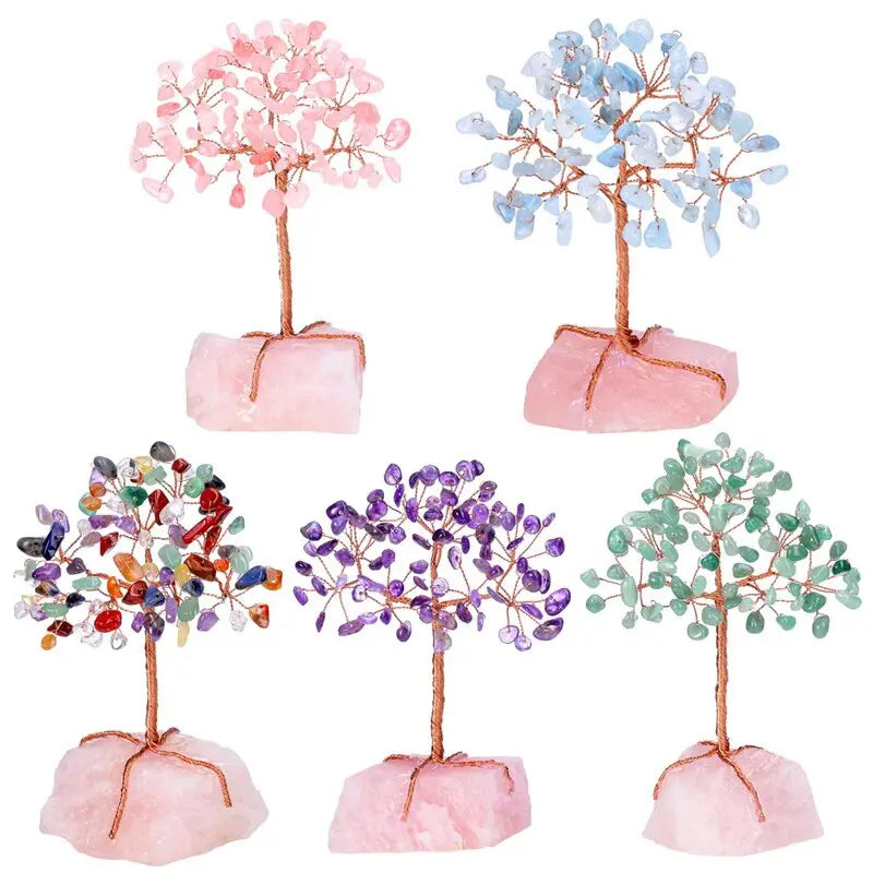 Crystal Energy Tree – Attract Wealth, Peace & Positivity - Gems Ritual