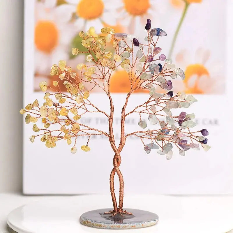 Homedecor - Natural Crystal Fortune Tree