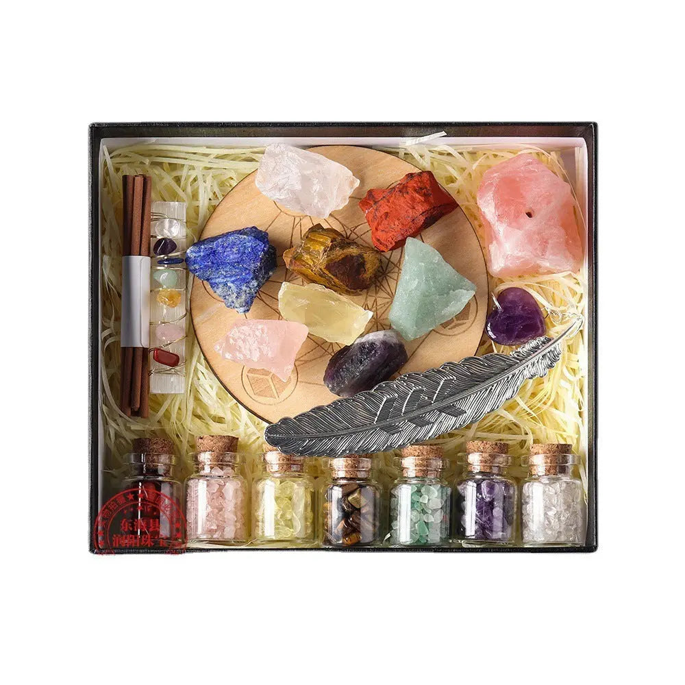 Ultimate Crystal Energy Kit with Chakra Healing Set Gems Ritual