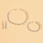 Radiant Crystal Jewelry Set for a Touch of Classic Glamour - Gems Ritual