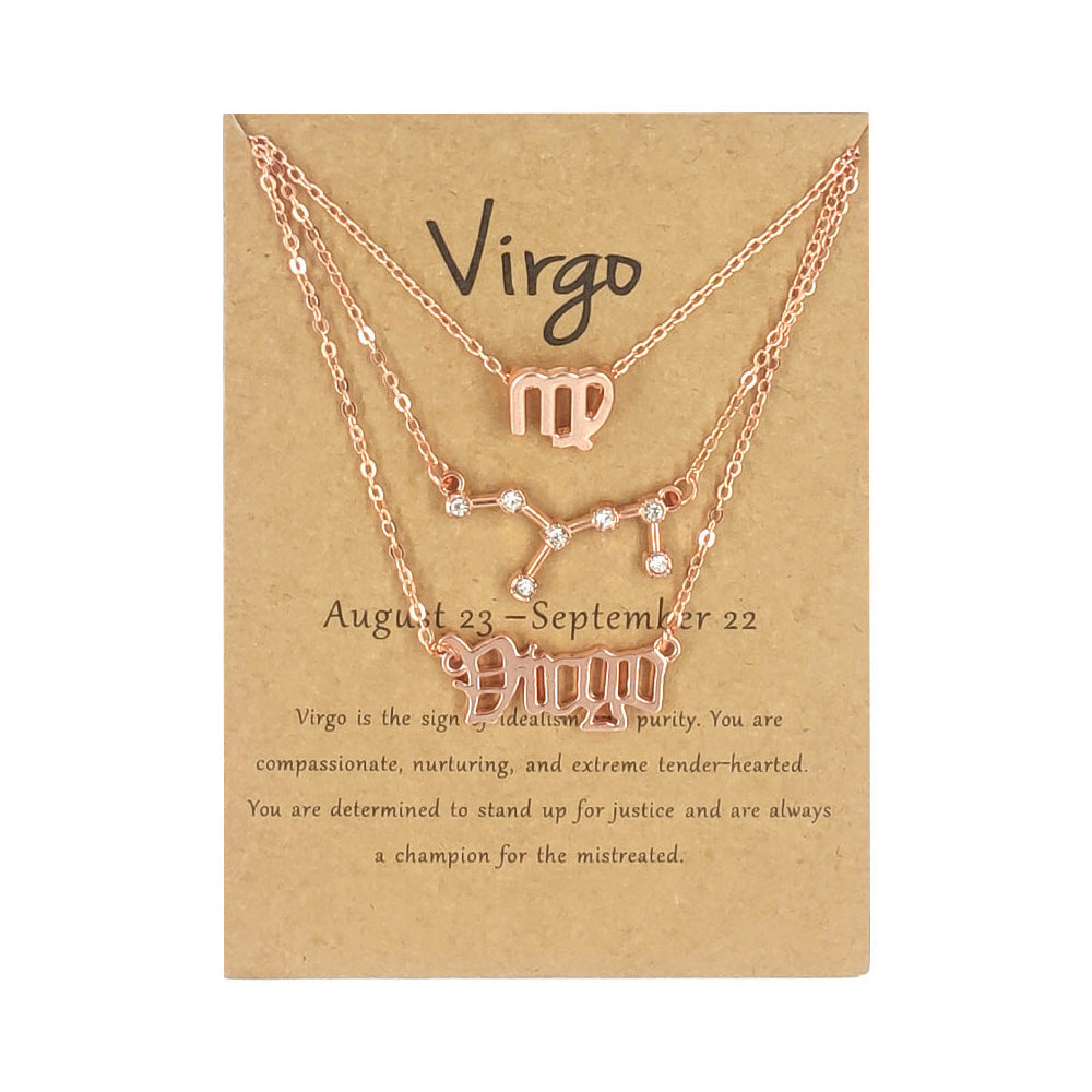 Modern Design Ethnic Letter Necklaces Collection Gems Ritual