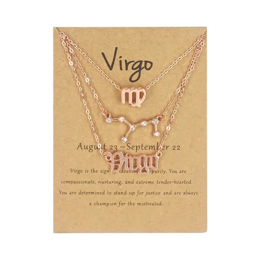 Birthstone Necklaces – Modern Design with Astrological Charms - Gems Ritual