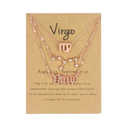 Modern Design Ethnic Letter Necklaces Collection Gems Ritual