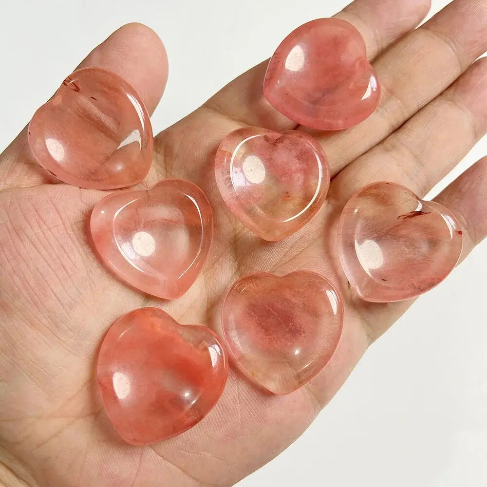 Heart Hand Stone Massage Set – Relaxation in Your Palm - Gems Ritual