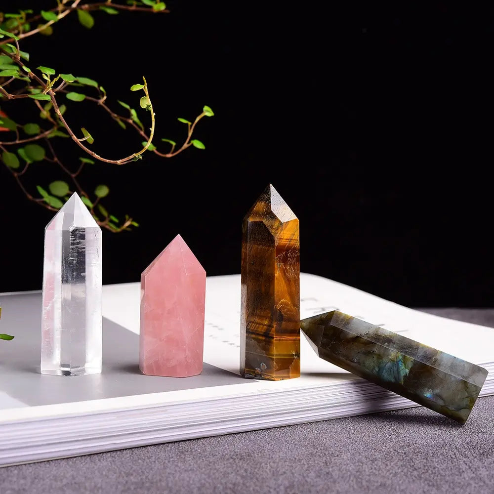 Homedecor & Souvenir - Hexagonal Column Stone - Gems Ritual