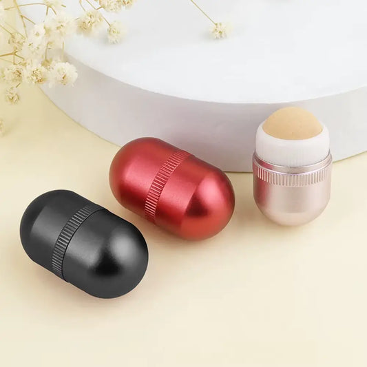 Volcanic Stone Face Roller | Oil-Absorbing & Skin Detox Tool Gems Ritual