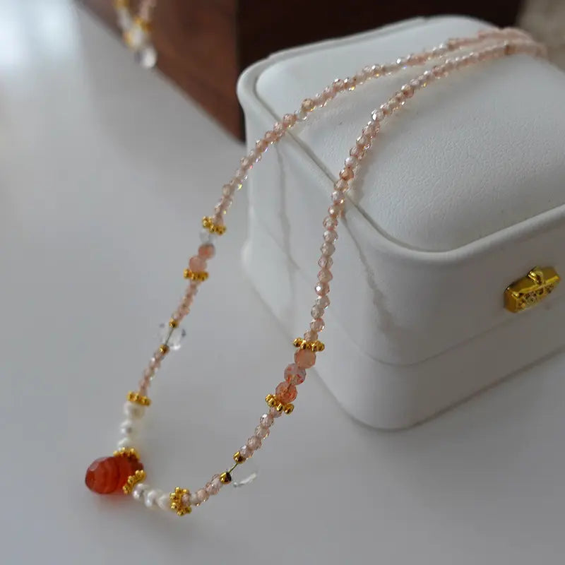 Bohemian Gemstone & Pearl Necklace – A Unique Blend of Color, Energy, and Style Gems Ritual